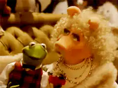 Miss Piggy and Kermit the Frog
