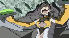 anime girl electrocuted into skeleton