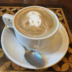 ghost latte art