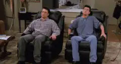 Monica's massage chairs recline