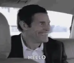 Willem Dafoe creepy hello