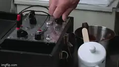 man gets electroshock therapy