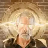 Chuck Norris glowing eyes