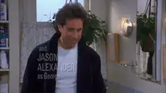 George Costanza looks in the mirror