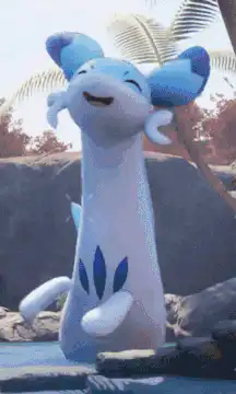 Azumarill dancing happily