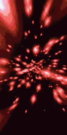 Colorful abstract light tunnel animation