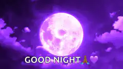 Purple Moon Good Night