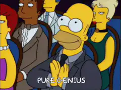 Homer Simpson Pure Genius