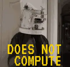 Robot head does not compute
