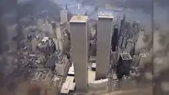 Statue of Liberty and Twin Towers