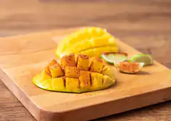 Mango with chili powder and lime