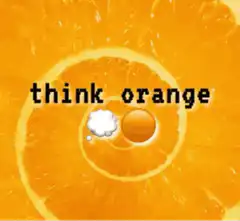 think orange orange slice