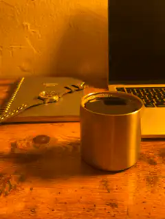 coffee cup on desk
