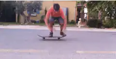 skateboard flip trick fail