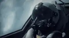 Pilot ejects from exploding fighter jet