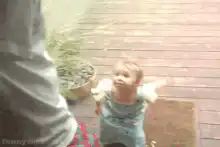 Toddler demands money