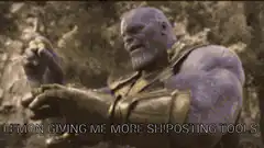 Thanos snaps with lemon tools