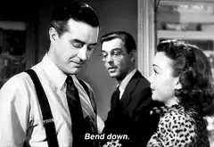 Bend down movie scene