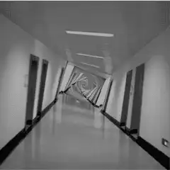 hallway spiral animation