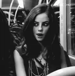 Camila Mendes on the bus