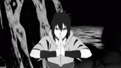 Sasuke Uchiha activates Mangekyo Sharingan