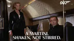 James Bond A Martini Shaken Not Stirred
