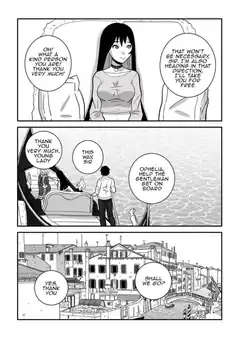 Ophelia and the gentleman on a boat