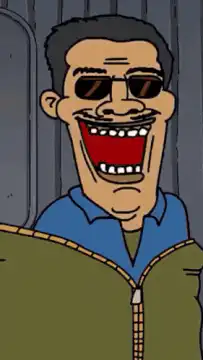 Carl Laughing Cartoon
