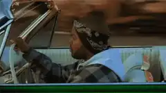 Ice Cube driving a car