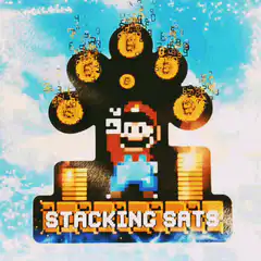 Pixel Mario stacking sats