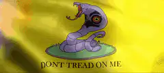 Psychedelic Gadsden Flag Snake