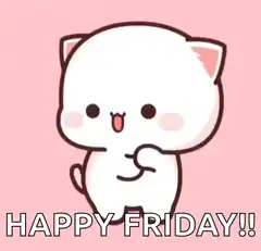 Happy Friday Cute Cat