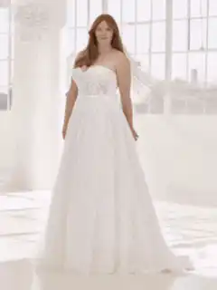 Bride in wedding dress