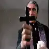 Priest holding cross