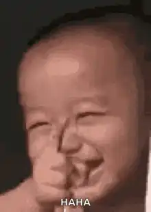 Baby laughing HAHA