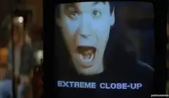 Extreme Close-Up TV Screen