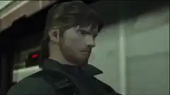 Snake and Otacon hug