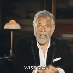Wise Man pointing finger