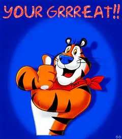 Tony the Tiger Thumbs Up