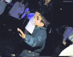 Kid dancing with sunglasses