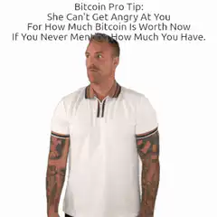 Bitcoin Pro Tip Guy Shushing