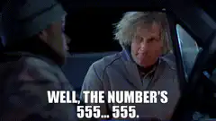Jeff Goldblum Well The Number's 555