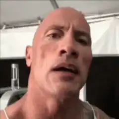 The Rock confused face
