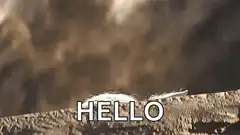 Baby Yoda says hello