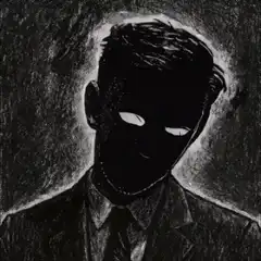 faceless man in suit