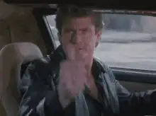Martin Freeman middle finger