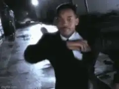 Will Smith puts on sunglasses
