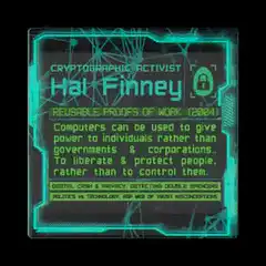 Hal Finney Bitcoin Cube