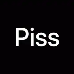 The word Piss spinning