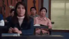 Gina and Kenji in class